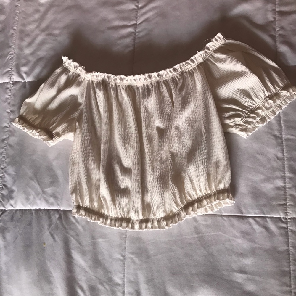 Off-the-Shoulder Crop Top
